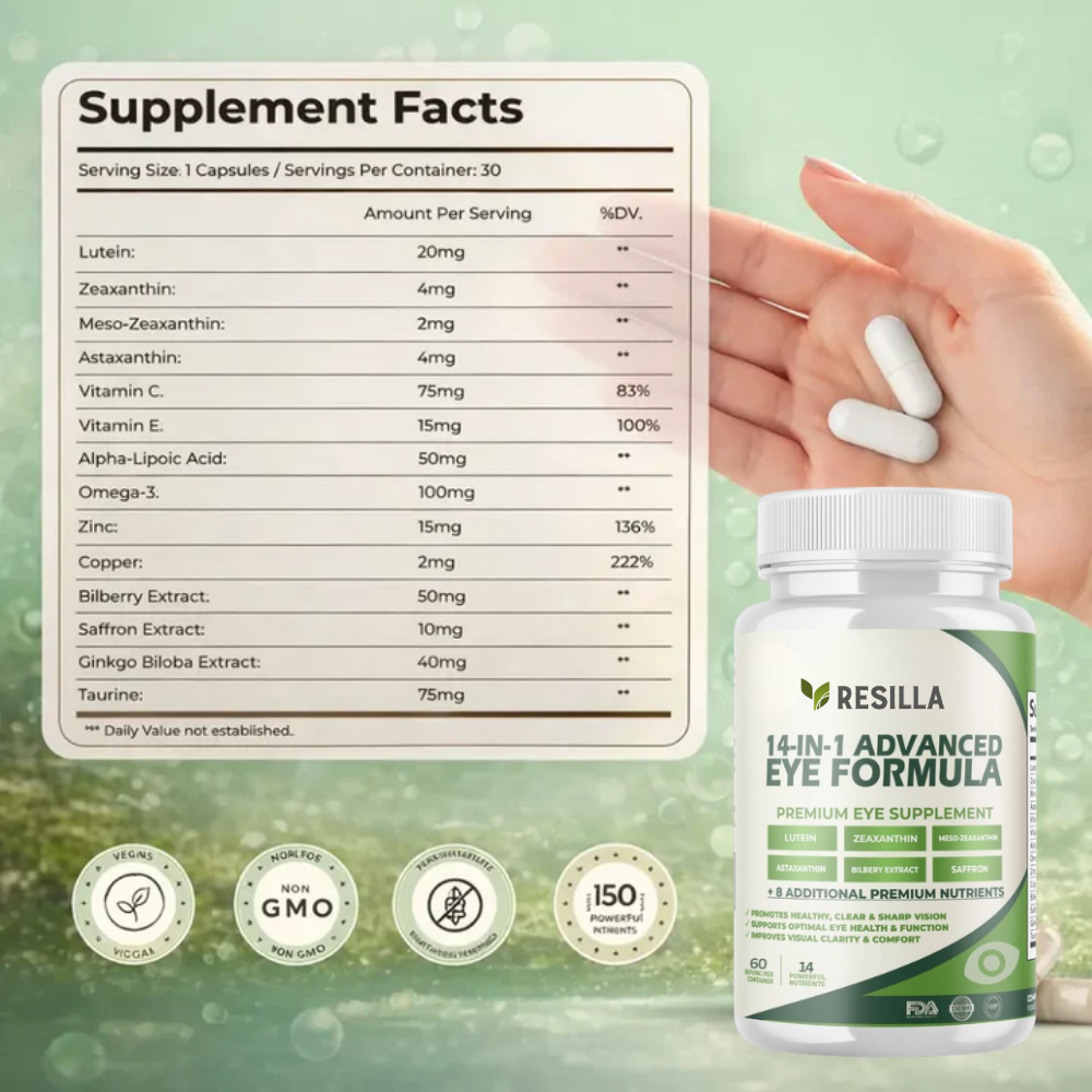 Resilla 14-in-1 Advanced Eye Formula