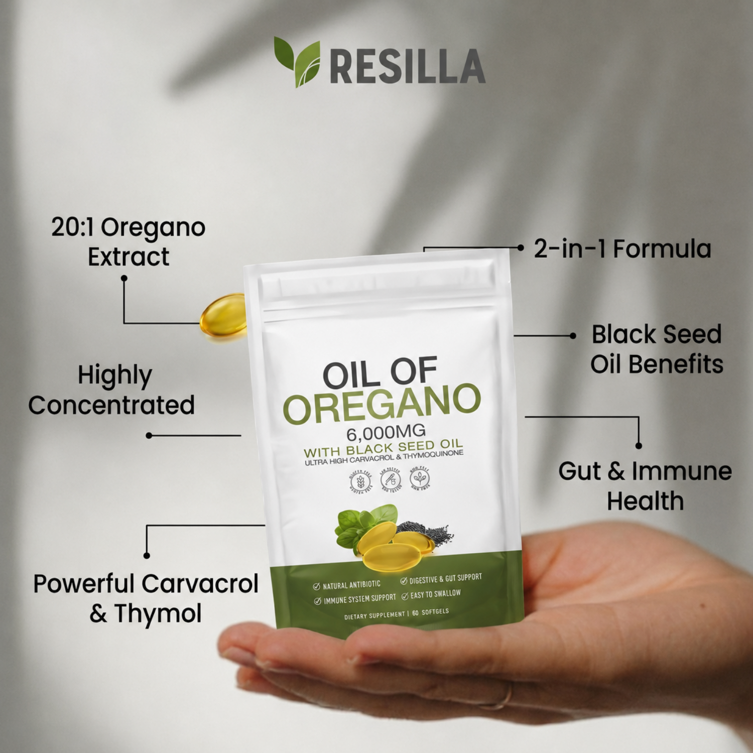 Anti-Inflammation Oil Of Oregano Softgels