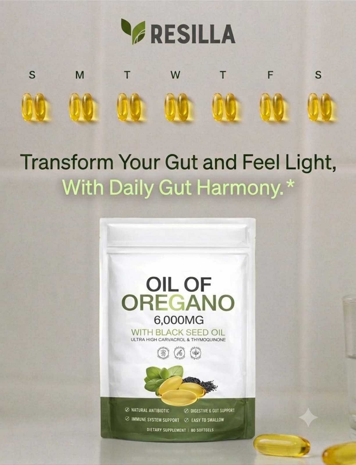 Anti-Inflammation Oil Of Oregano Softgels