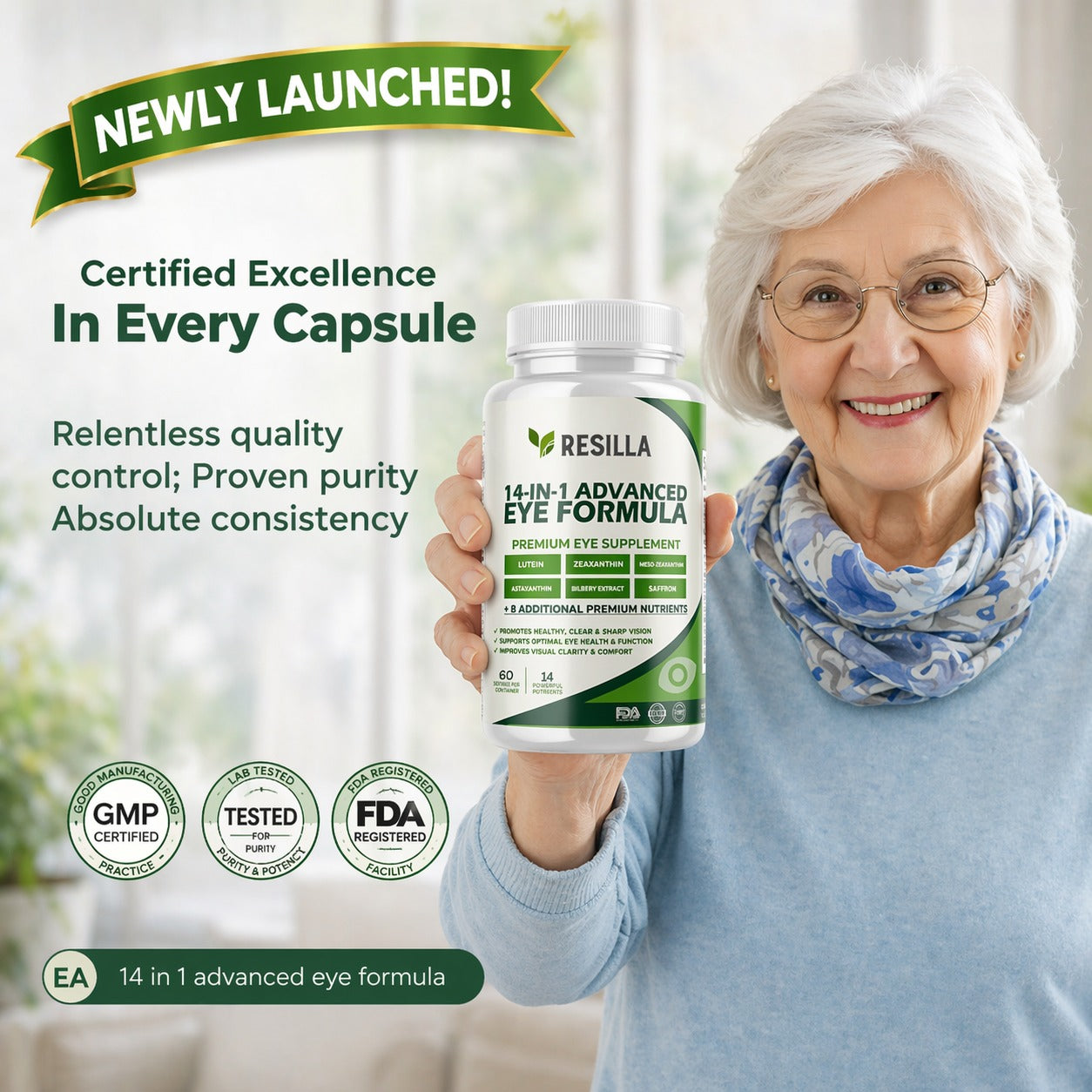 Resilla 14-in-1 Advanced Eye Formula